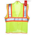 Unisex Neon Green High-Visibility Work Vest